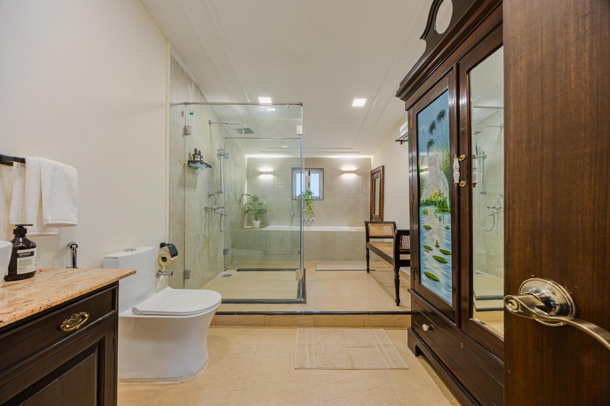 Elivaas 4 Bhk Villa Near Beach With Private Pool & Bar - Casa Boa Vida Candolim Eksteriør bilde