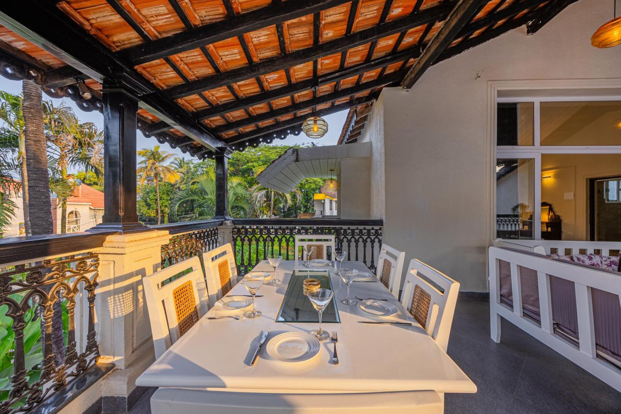 Elivaas 4 Bhk Villa Near Beach With Private Pool & Bar - Casa Boa Vida Candolim Eksteriør bilde
