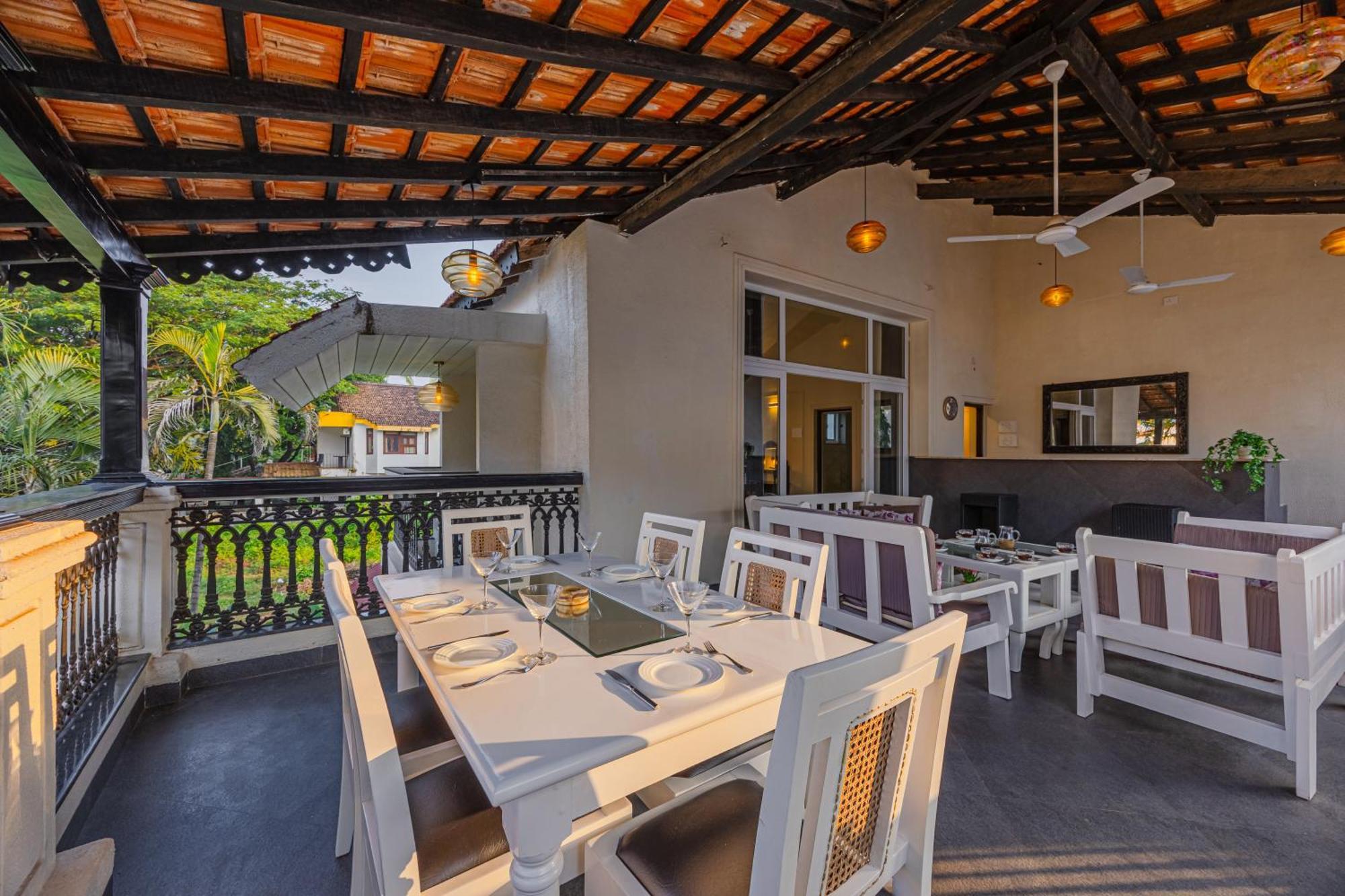 Elivaas 4 Bhk Villa Near Beach With Private Pool & Bar - Casa Boa Vida Candolim Eksteriør bilde