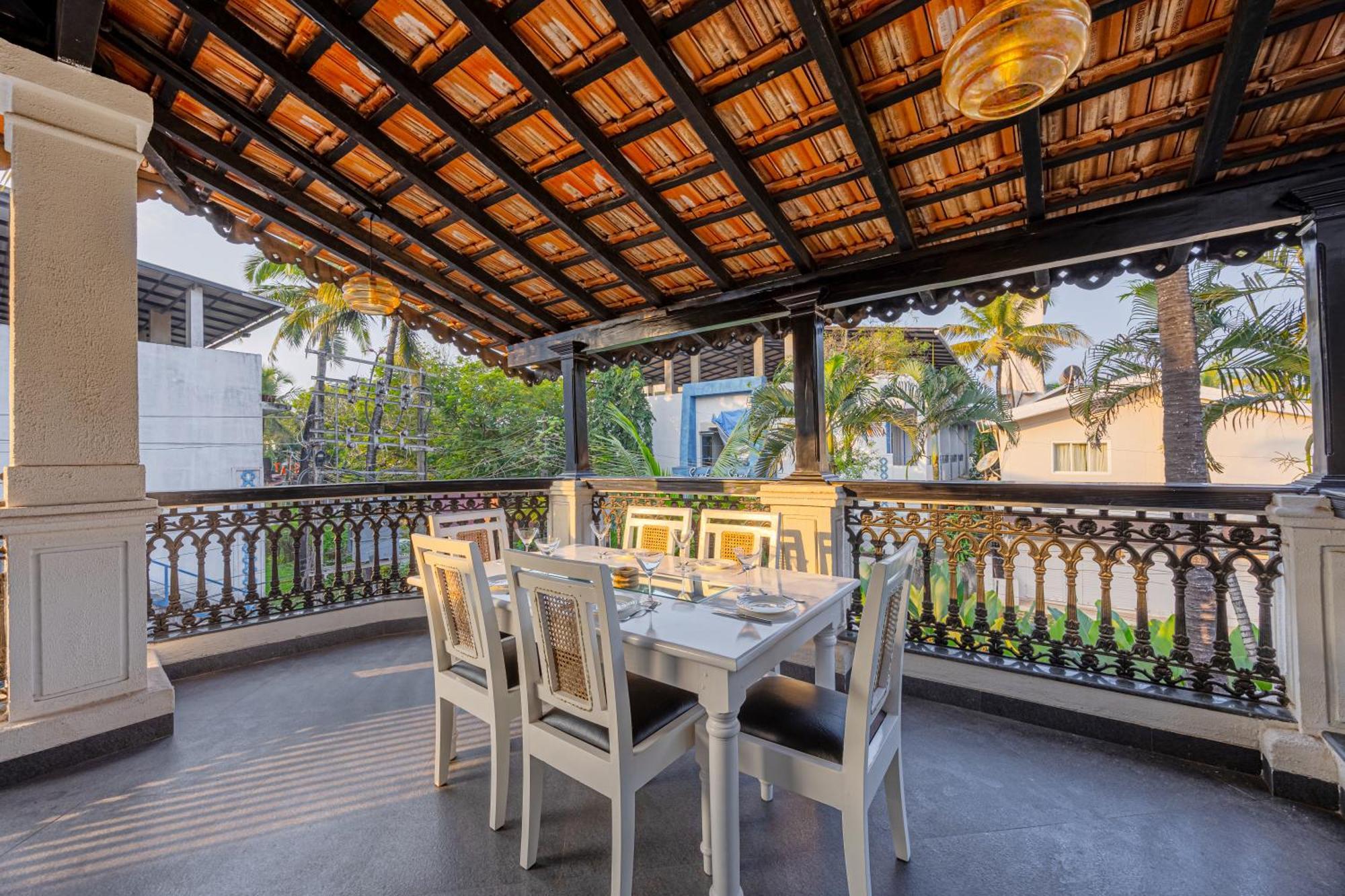 Elivaas 4 Bhk Villa Near Beach With Private Pool & Bar - Casa Boa Vida Candolim Eksteriør bilde