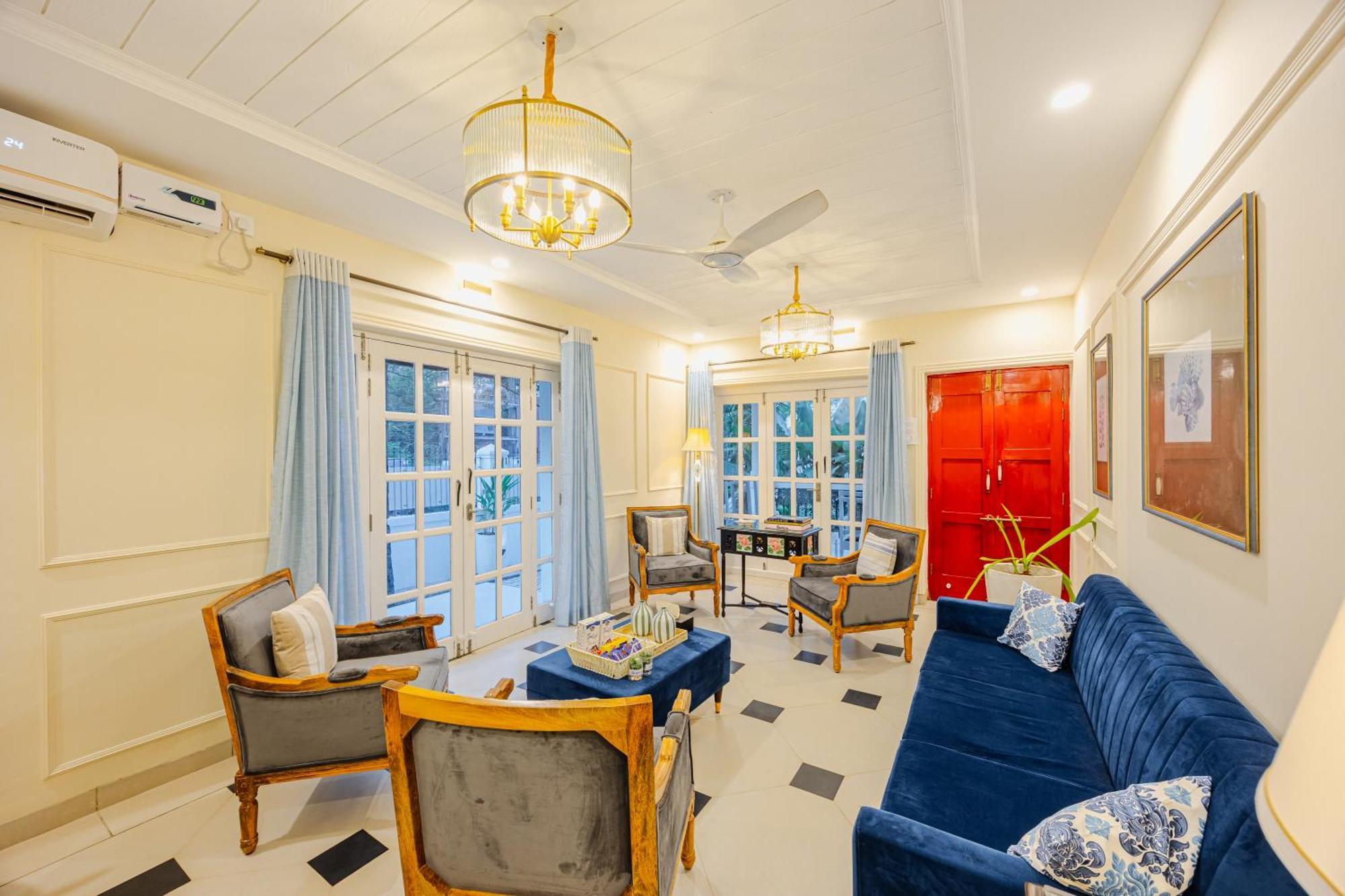 Elivaas 4 Bhk Villa Near Beach With Private Pool & Bar - Casa Boa Vida Candolim Eksteriør bilde