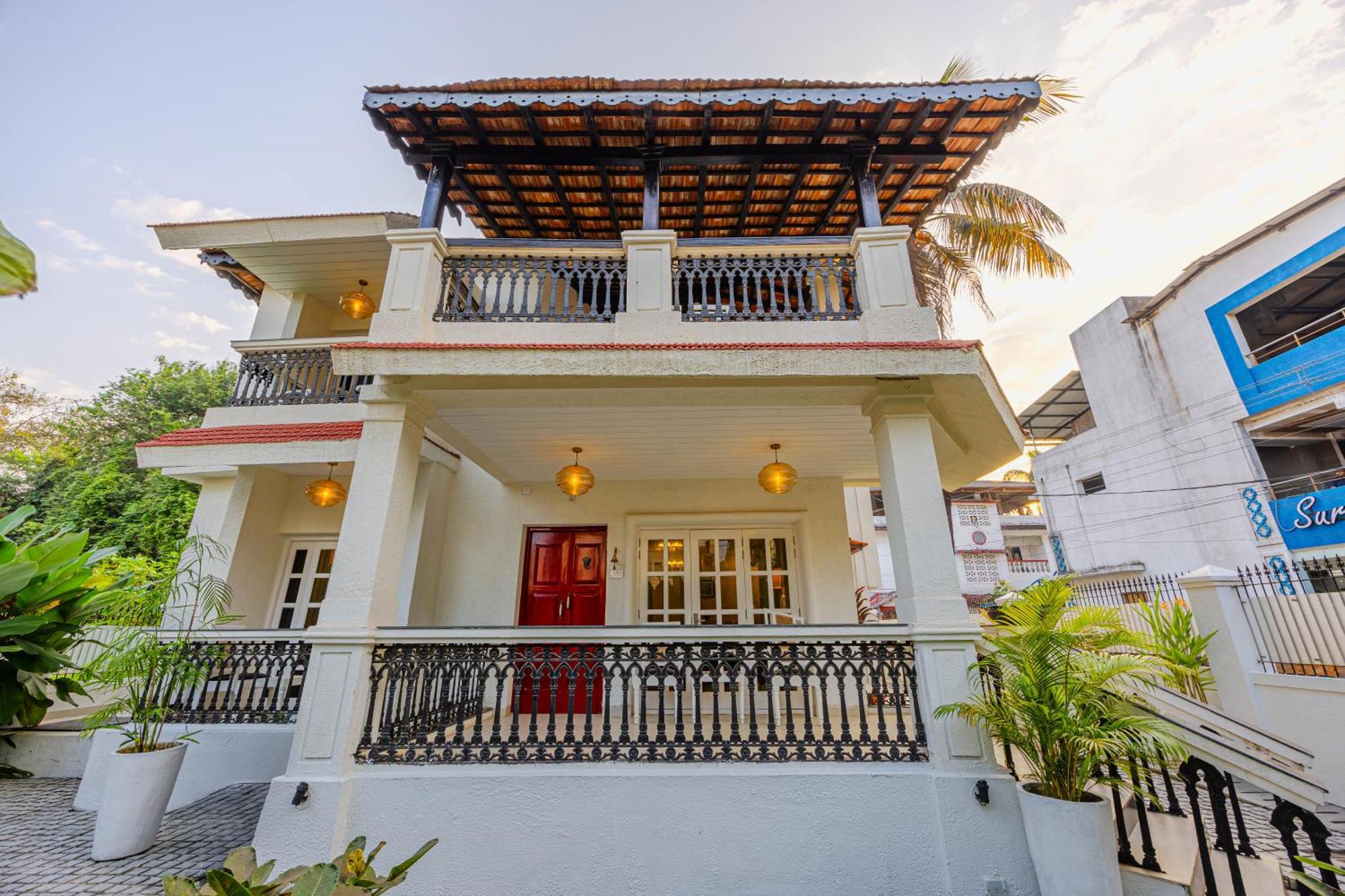 Elivaas 4 Bhk Villa Near Beach With Private Pool & Bar - Casa Boa Vida Candolim Eksteriør bilde