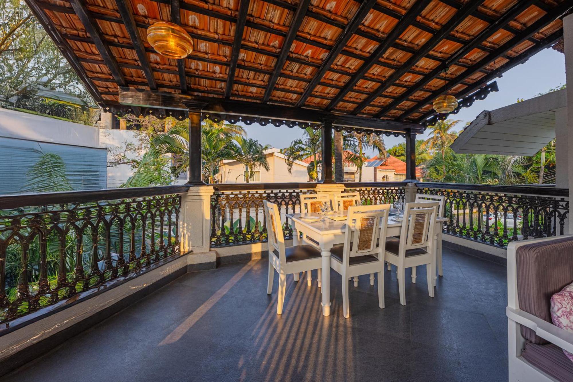 Elivaas 4 Bhk Villa Near Beach With Private Pool & Bar - Casa Boa Vida Candolim Eksteriør bilde