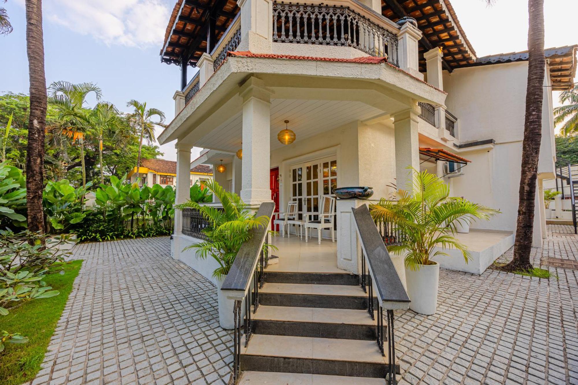 Elivaas 4 Bhk Villa Near Beach With Private Pool & Bar - Casa Boa Vida Candolim Eksteriør bilde
