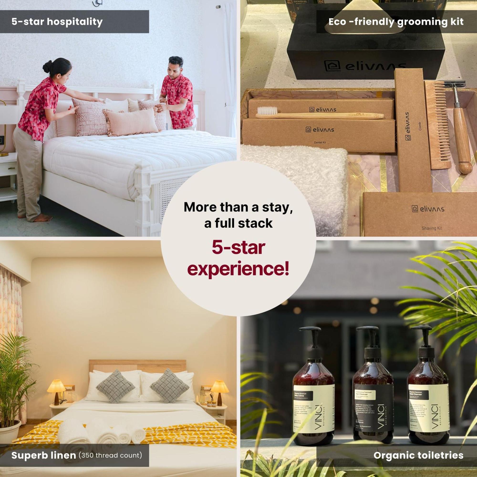 Elivaas 4 Bhk Villa Near Beach With Private Pool & Bar - Casa Boa Vida Candolim Eksteriør bilde